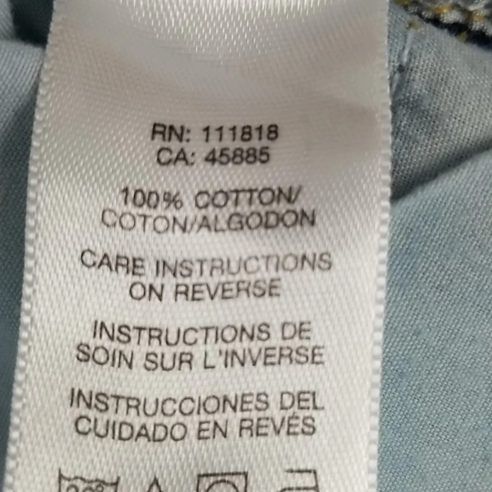 Michael Kors 100% cotton low rise jeans Straight Leg Size 10